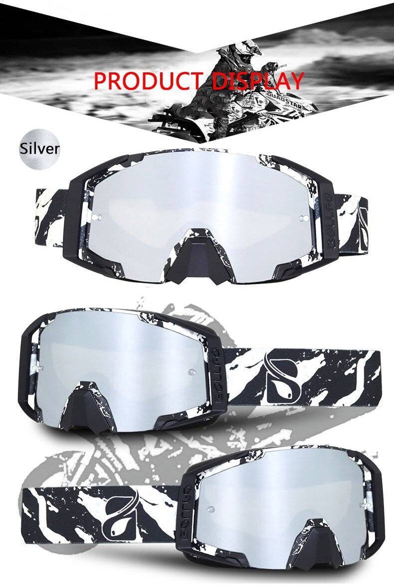 Outdoor Sports Cycling Motorcycle Motorbike Goggles Dust Proof UV 400 - SJB-DIAMOND ELITES