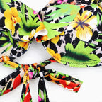 Female Two Piece Swimsuit Low Waist Bikini Floral Printing Swimwear Push Up Bathing Suit  Detachable Padded Push Up Striped Bikini Set Two Piece Swimsuit Ladies Vintage Lace Bikini Sets Beach Swimwear Stevvex