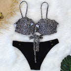 Female Two Piece Swimsuit Low Waist Bikini Floral Printing Swimwear Push Up Bathing Suit  Detachable Padded Push Up Striped Bikini Set Two Piece Swimsuit Ladies Vintage Lace Bikini Sets Beach Swimwear Stevvex