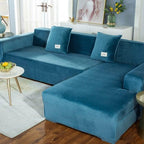 Stretchable Couch Cover Lounge  Sofa Slipcover  Furniture Cover Machine Washable Elasticated Sofa Covers Chaise Longue For Living Room Corner Armchair Elastic Cushion Couch Furniture 3 Seater Slipcover For Home Stevvex