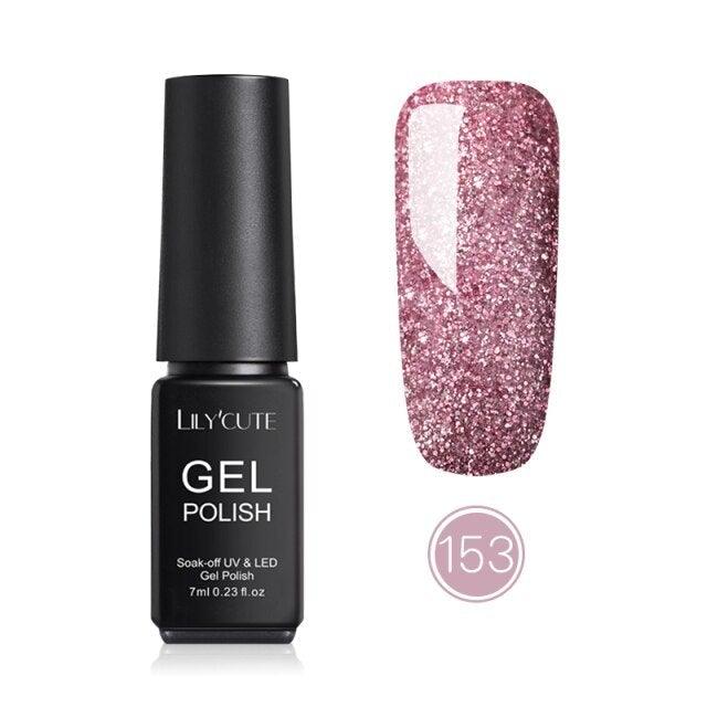 2022 New Fashion Purple Womens Nail Gel 7ml Permanent UV LED Base Matte Glossy Luxury Colorful Effect Nail Gel for Women and Girls Stevvex