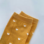 Long Cute Socks Women Cotton Love Heart With Print Kawaii Beautiful Ladies Designer Socks Winter Warm Socks High Art Warm Socks For Men And Women Stevvex