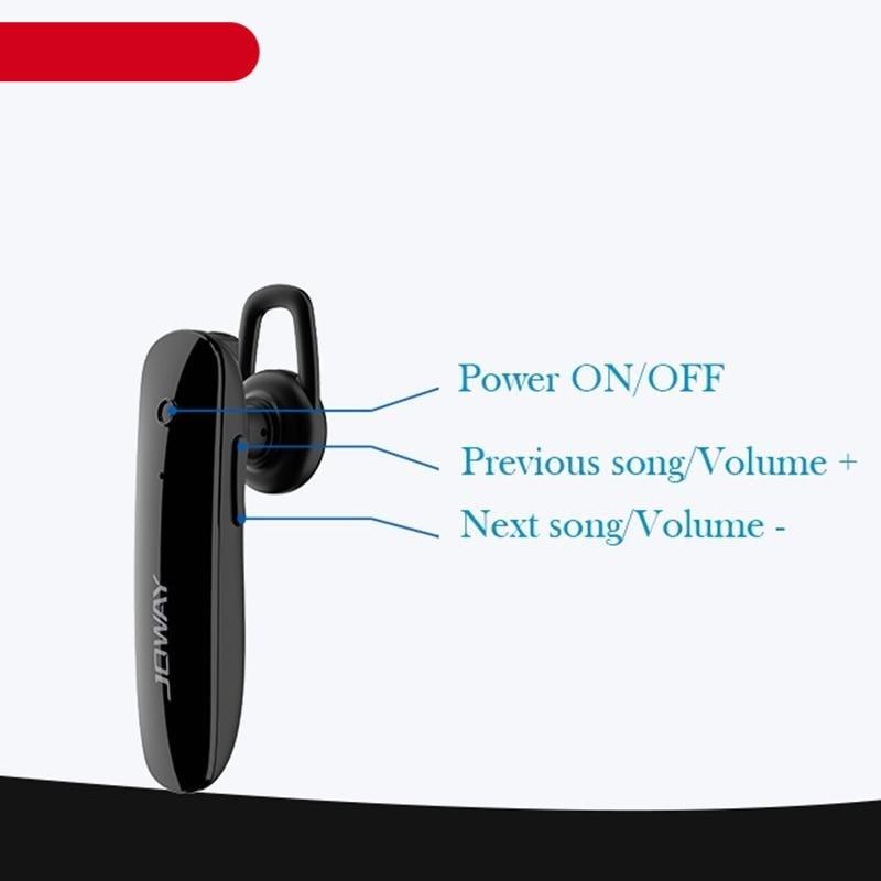 Handsfree Wireless Bluetooth Mini Headset Noise-canceling Fashion Wireless Earphone Mobile Phone Simple Design Clear Sound Quality Long Wireless Range Business Bluetooth Earpiece in Ear Lightweight Earphones With Mic For Cell Phones For Office Driving Stevvex