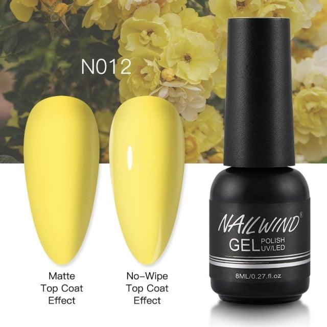 NEW TREND Modern fashion Red Gel Nail Polish For Nails  Permanent UV LED 8ml Matte Glossy High Quality Fashion Design For Women and Ladies Stevvex