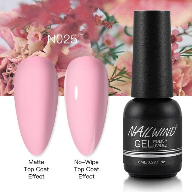 NEW TREND Modern fashion Red Gel Nail Polish For Nails  Permanent UV LED 8ml Matte Glossy High Quality Fashion Design For Women and Ladies Stevvex