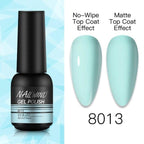 NEW TREND Modern fashion Red Gel Nail Polish For Nails  Permanent UV LED 8ml Matte Glossy High Quality Fashion Design For Women and Ladies Stevvex