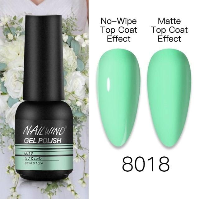 NEW TREND Modern fashion Red Gel Nail Polish For Nails  Permanent UV LED 8ml Matte Glossy High Quality Fashion Design For Women and Ladies Stevvex