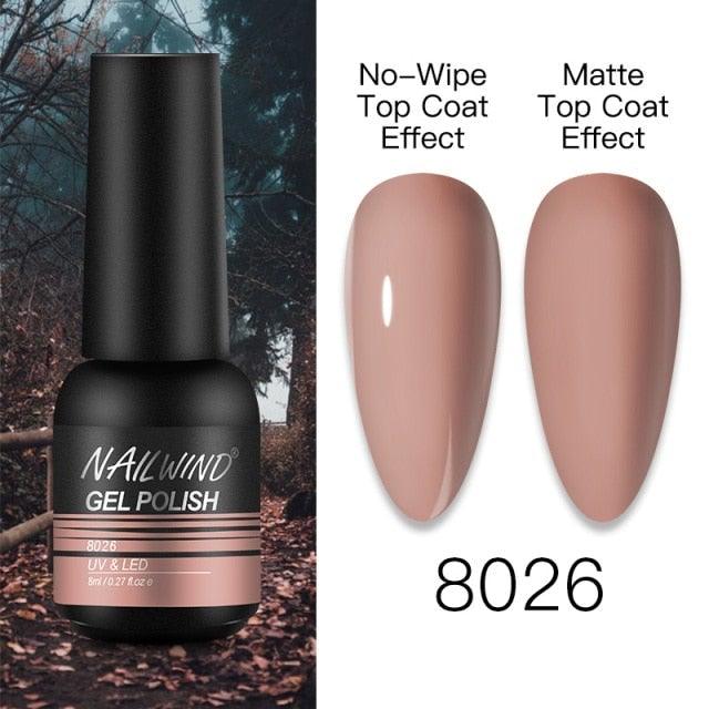 NEW TREND Modern fashion Red Gel Nail Polish For Nails  Permanent UV LED 8ml Matte Glossy High Quality Fashion Design For Women and Ladies Stevvex