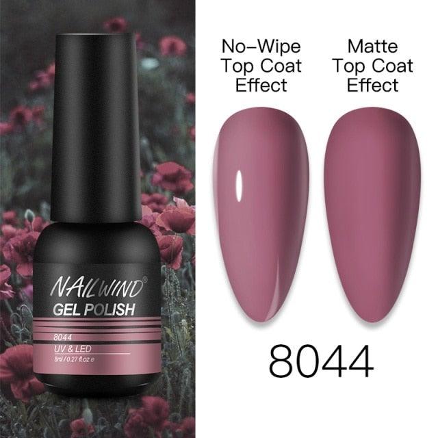 NEW TREND Modern fashion Red Gel Nail Polish For Nails  Permanent UV LED 8ml Matte Glossy High Quality Fashion Design For Women and Ladies Stevvex