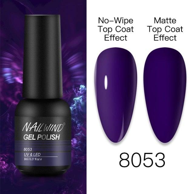 NEW TREND Modern fashion Red Gel Nail Polish For Nails  Permanent UV LED 8ml Matte Glossy High Quality Fashion Design For Women and Ladies Stevvex