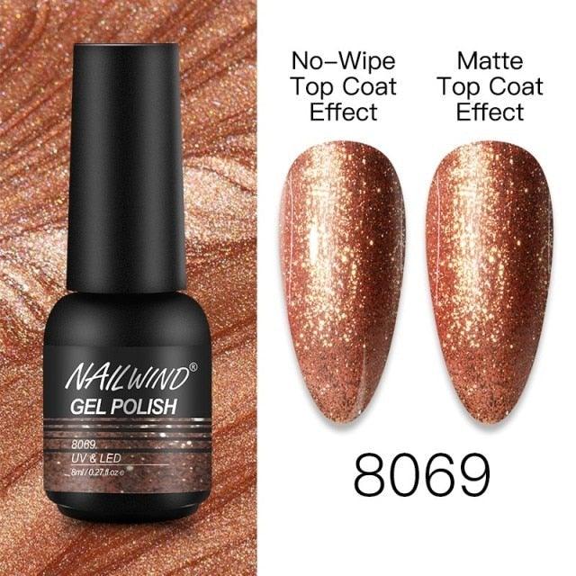 NEW TREND Modern fashion Red Gel Nail Polish For Nails  Permanent UV LED 8ml Matte Glossy High Quality Fashion Design For Women and Ladies Stevvex