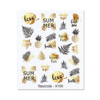Nails Sticker Nail Art Decorations Flowers Leaves Decals Water Transfer Sliders Woman Face Fruit Foil Manicures Wraps  Water Transfer Nail Decals Sticker For Pretty Girl Self-Adhesive Nail Decals Designer Nail Stickers for Acrylic Decal Stevvex