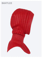 Winter Women Balaclava Wool Knitted Hat Scarf Caps Neck Warmer Hats Winter Motorcycle Mask Keep Warm Thermal Knitting Balaclava Motorbike Riding Face Mask Winter Warmed Windproof Ski Mask Cycling Hunting Fishing Tactical Airsoft Hat Stevvex