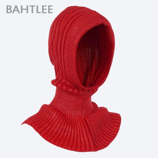 Winter Women Balaclava Wool Knitted Hat Scarf Caps Neck Warmer Hats Winter Motorcycle Mask Keep Warm Thermal Knitting Balaclava Motorbike Riding Face Mask Winter Warmed Windproof Ski Mask Cycling Hunting Fishing Tactical Airsoft Hat Stevvex