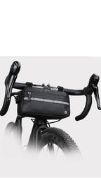 New Handlebar Bag Bicycle Bags Frame Pannier Bag Waterproof Multifunction Portable Shoulder Bag Bike Accessories Multifunction Bike Handlebar Bag Front Bicycle Frame Bag Waterproof Shoulder Bag Handbag Waist Bag