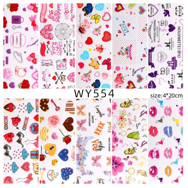 Holographic Nail Foil Transfer Set Sticker Decal Nail Art Foils Designer Marble Nail Decoration Sliders Wraps Manicure  Women Kids Girls Manicure Decoration Nail Art Supplies 3D Self-Adhesive Nail Decals Designer Nail Stickers for Acrylic Nails Stevvex