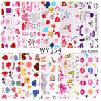 Holographic Nail Foil Transfer Set Sticker Decal Nail Art Foils Designer Marble Nail Decoration Sliders Wraps Manicure  Women Kids Girls Manicure Decoration Nail Art Supplies 3D Self-Adhesive Nail Decals Designer Nail Stickers for Acrylic Nails Stevvex