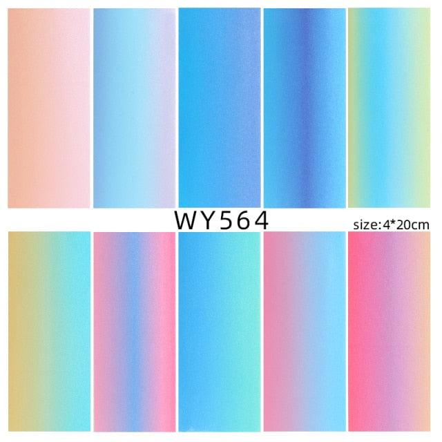 Holographic Nail Foil Transfer Set Sticker Decal Nail Art Foils Designer Marble Nail Decoration Sliders Wraps Manicure  Women Kids Girls Manicure Decoration Nail Art Supplies 3D Self-Adhesive Nail Decals Designer Nail Stickers for Acrylic Nails Stevvex