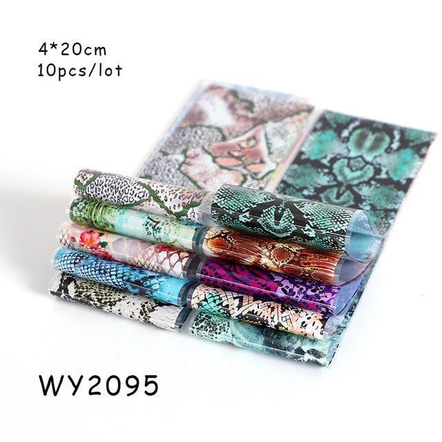 Holographic Nail Foil Transfer Set Sticker Decal Nail Art Foils Designer Marble Nail Decoration Sliders Wraps Manicure  Women Kids Girls Manicure Decoration Nail Art Supplies 3D Self-Adhesive Nail Decals Designer Nail Stickers for Acrylic Nails Stevvex