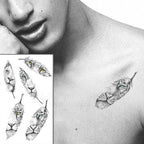 Luxury Womens Different Temporary Waterproof Tattoo Sticker Feather Dandelion Tattoos For Makeup Party Stevvex