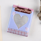 64 Pockets 3 Inches Photo Album Card Holder Receipt Storage Hollow Love Heart Photo Holder Business Card Bag Kpop Photocard Holder Book Polaroid Book Album Gifts For Valentines Day Stevvex