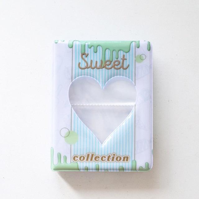 64 Pockets 3 Inches Photo Album Card Holder Receipt Storage Hollow Love Heart Photo Holder Business Card Bag Kpop Photocard Holder Book Polaroid Book Album Gifts For Valentines Day Stevvex