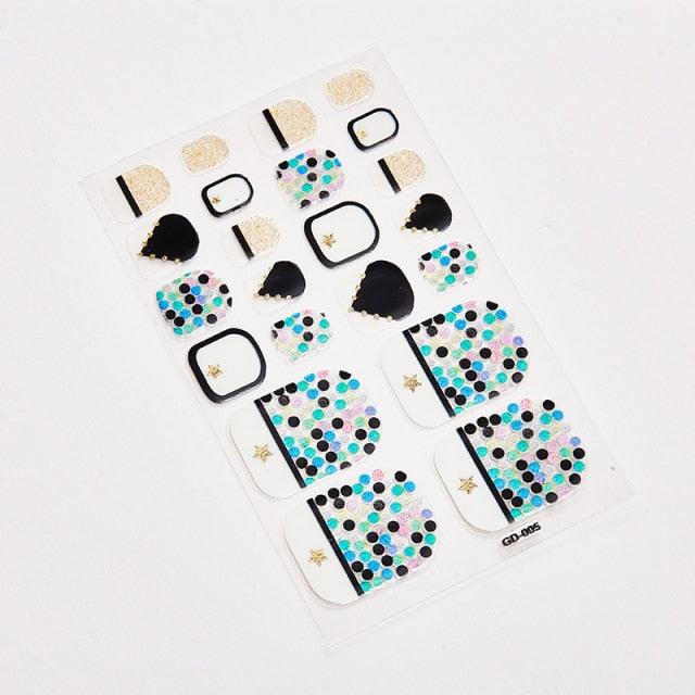 Full Beauty Loveliness Designed Manicure Valentines Nail Art Designer Nail Decals Kids Nails Art Decoration Nail Sticker Set French Tip Guides Stickers French Nail Stickers Form Fringe Guides for Decoration Stencil Tools Stevvex