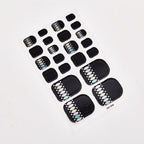 Full Beauty Loveliness Designed Manicure Valentines Nail Art Designer Nail Decals Kids Nails Art Decoration Nail Sticker Set French Tip Guides Stickers French Nail Stickers Form Fringe Guides for Decoration Stencil Tools Stevvex