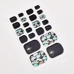 Full Beauty Loveliness Designed Manicure Valentines Nail Art Designer Nail Decals Kids Nails Art Decoration Nail Sticker Set French Tip Guides Stickers French Nail Stickers Form Fringe Guides for Decoration Stencil Tools Stevvex