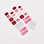 Full Beauty Loveliness Designed Manicure Valentines Nail Art Designer Nail Decals Kids Nails Art Decoration Nail Sticker Set French Tip Guides Stickers French Nail Stickers Form Fringe Guides for Decoration Stencil Tools Stevvex