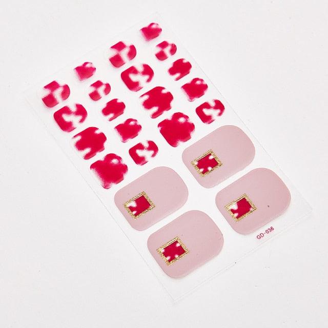 Full Beauty Loveliness Designed Manicure Valentines Nail Art Designer Nail Decals Kids Nails Art Decoration Nail Sticker Set French Tip Guides Stickers French Nail Stickers Form Fringe Guides for Decoration Stencil Tools Stevvex