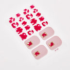 Full Beauty Loveliness Designed Manicure Valentines Nail Art Designer Nail Decals Kids Nails Art Decoration Nail Sticker Set French Tip Guides Stickers French Nail Stickers Form Fringe Guides for Decoration Stencil Tools Stevvex