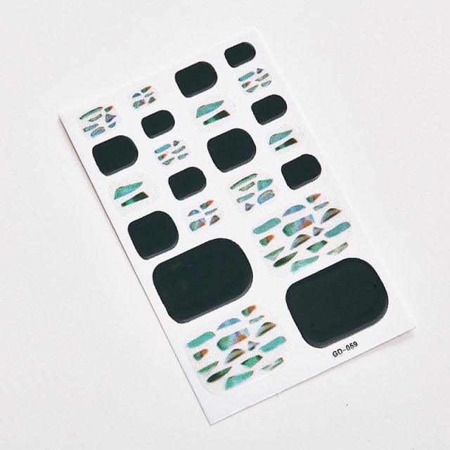 Full Beauty Loveliness Designed Manicure Valentines Nail Art Designer Nail Decals Kids Nails Art Decoration Nail Sticker Set French Tip Guides Stickers French Nail Stickers Form Fringe Guides for Decoration Stencil Tools Stevvex