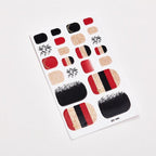 Full Beauty Loveliness Designed Manicure Valentines Nail Art Designer Nail Decals Kids Nails Art Decoration Nail Sticker Set French Tip Guides Stickers French Nail Stickers Form Fringe Guides for Decoration Stencil Tools Stevvex