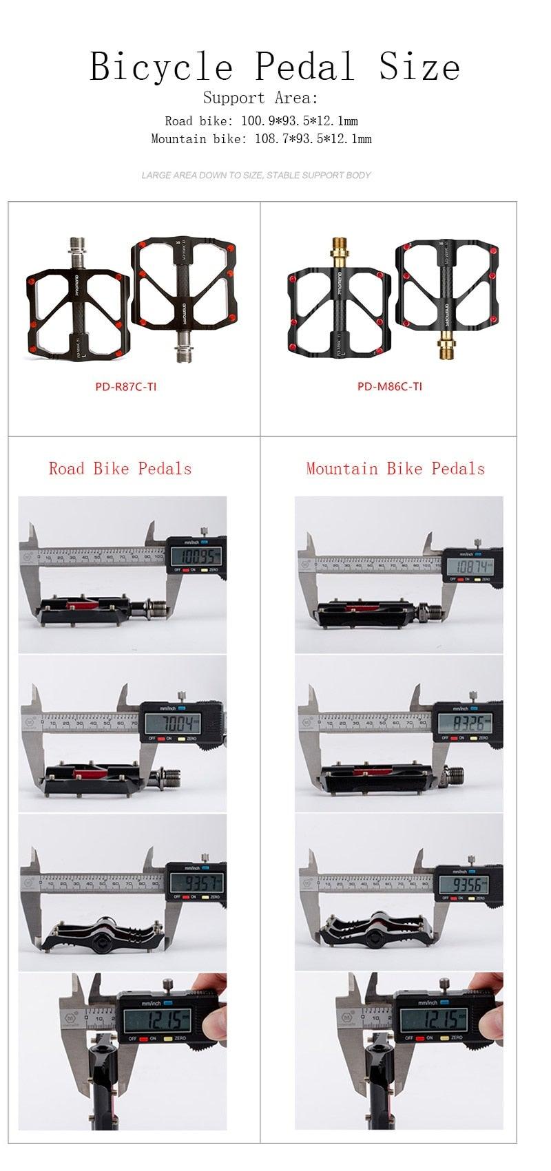 Titanium Bicycle Pedal Titanium Shaft Carbon Tube Bicycle Pedal Mountain Bike 3 Palin Pedal Road Bike Riding Pedal Bicycle Platform Pedals Bicycle Pedal Titanium Shaft Carbon Tube Bicycle Pedal Mountain Bike Pedal Road Bike Riding Pedal Stevvex