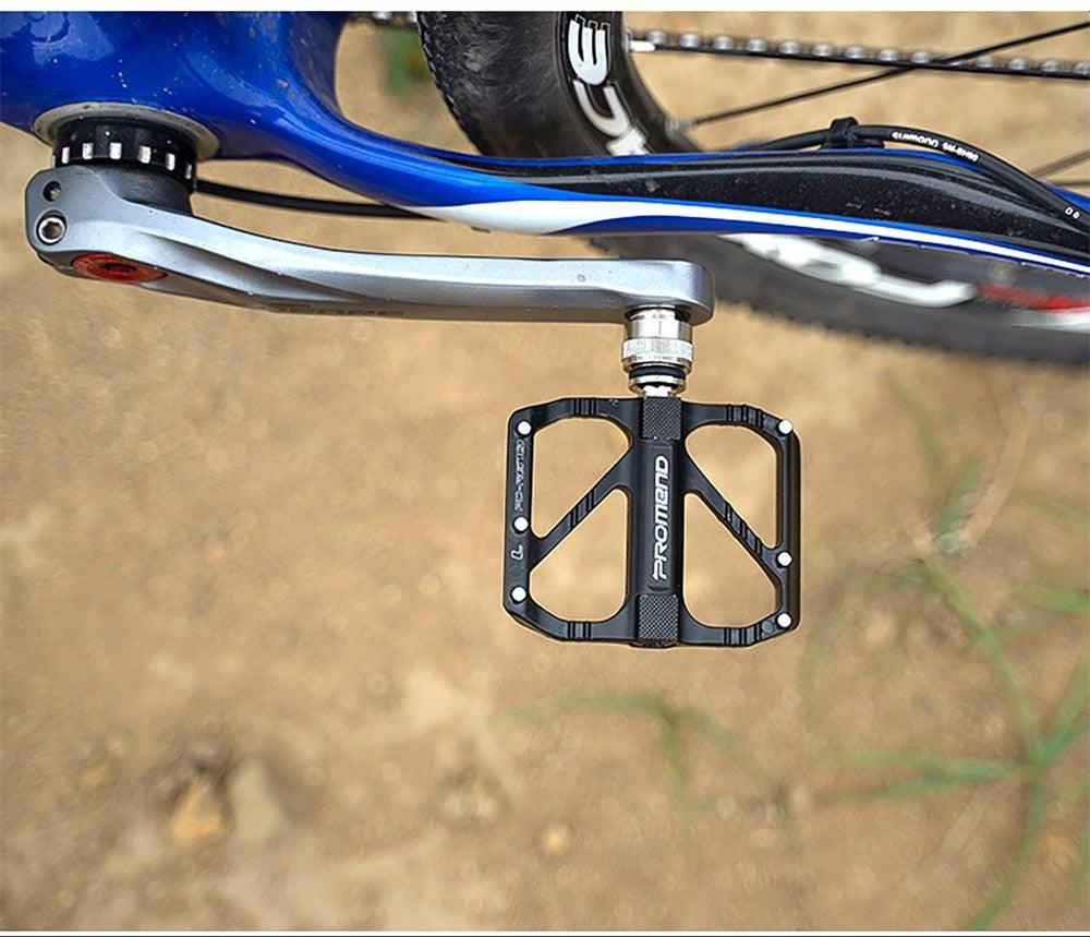 Ultralight 3 Bearings Pedal Bicycle Bike Pedal Anti-slip Footboard Bearing Quick Release Aluminum Alloy Bike Accessories Mountain Bike Pedals Non-Slip Lightweight Pedals Aluminum Alloy Sealed Bearing For Road Mountain Stevvex