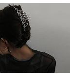 Woman Novelty Minimalist Dainty Design Irregular Hairpins Punk Style Metal Silver Hair Claws Barrettes Women Hair Accessories Hair Clips Hairgrip Stevvex