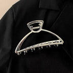 Woman Novelty Minimalist Dainty Design Irregular Hairpins Punk Style Metal Silver Hair Claws Barrettes Women Hair Accessories Hair Clips Hairgrip Stevvex