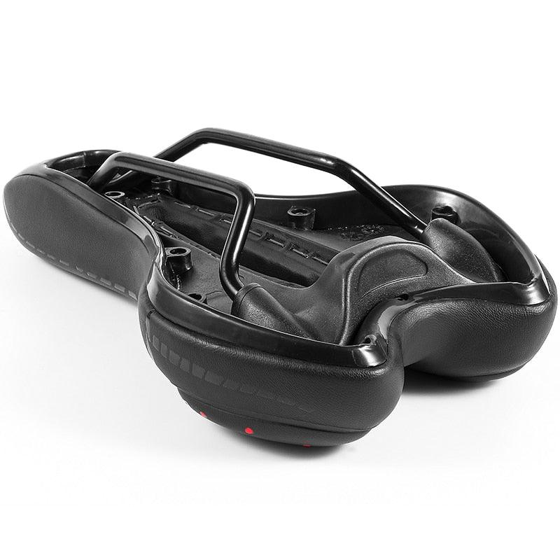 Bike Saddle Mountain Road Bike Seat PU Leather Gel Filled Cycling Cushion Comfortable Shockproof Bicycle Saddle Seat Cushion For Men Comfort Bike Saddle Anti-Slip Bicycle Saddle Waterproof Bicycle Seat For Mountain Bike Seat Stevvex