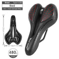 Bike Saddle Mountain Road Bike Seat PU Leather Gel Filled Cycling Cushion Comfortable Shockproof Bicycle Saddle Seat Cushion For Men Comfort Bike Saddle Anti-Slip Bicycle Saddle Waterproof Bicycle Seat For Mountain Bike Seat Stevvex