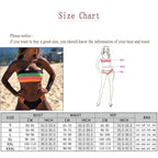 Women Swimsuit Bikini Set New Arrival Women Bandage Bathing Suit Female Swimwear Bathing Suits Beach Wear Bikini Sets Striped Swim Beach Wear Stevvex