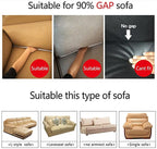 Elastic Sofa Cover For Living Room Stretch Combination Slipcovers Flowers Printed Sectional Couch Covers 1/2/3/4 Seater Floral Pattern Sofa Cover With Separate Cushion Cover Stretch Armchair Slipcover Washable Furniture Protector Stevvex