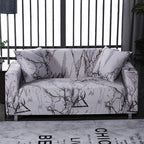 Elastic Sofa Covers for Living Room Stretch Slipcovers Sectional Couch Cover L Shape Corner Armchair Cover 1/2/3/4 Seater Slipcovers Elastic Stylish Printed Sectional Sofa Furniture Protector For Living Room Stevvex