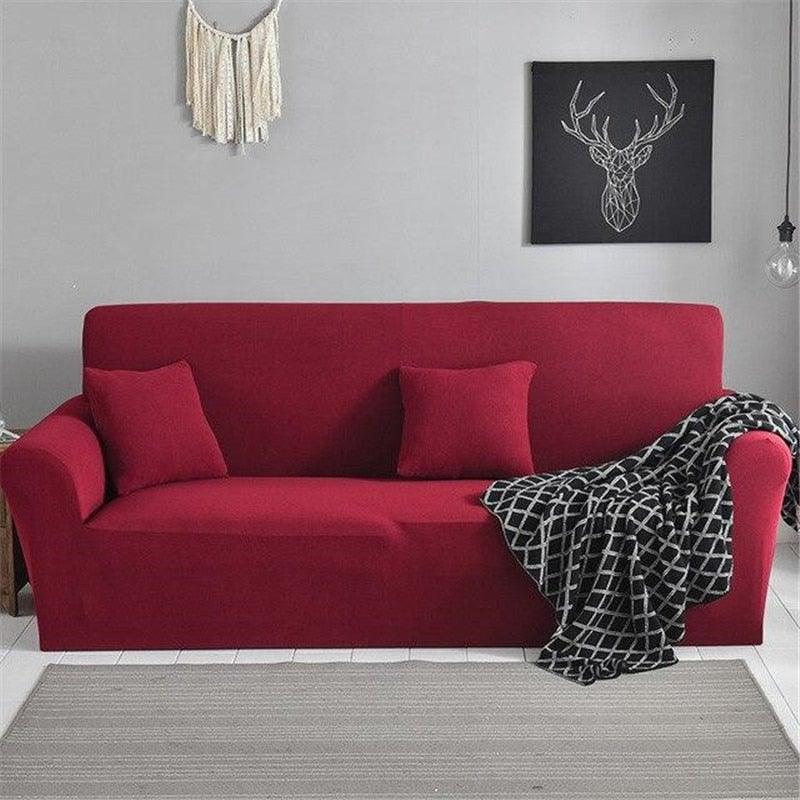 Elastic Sofa Covers for Living Room Stretch Slipcovers Sectional Couch Cover L Shape Corner Armchair Cover 1/2/3/4 Seater Slipcovers Elastic Stylish Printed Sectional Sofa Furniture Protector For Living Room Stevvex