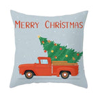 Beautiful Snowflake In Red Merry Christmas Gifts Xmas Cushion Cover Case Decorations Winter Holiday Party Pillow Zipper Pillowcase For Sofa Home Office Living Room Car Stevvex