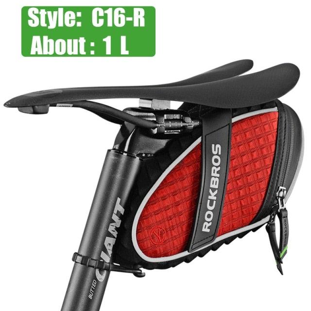 Rainproof Bicycle Bag Shock Proof Bike Bag For Reflective Large Capacity Seat Bike Bag Accessories Bag Seat Bag Bike Bag Under Seat Bicycle Bag Cycling Accessories Storage Pouch Bike For Mountain Road Bike Stevvex