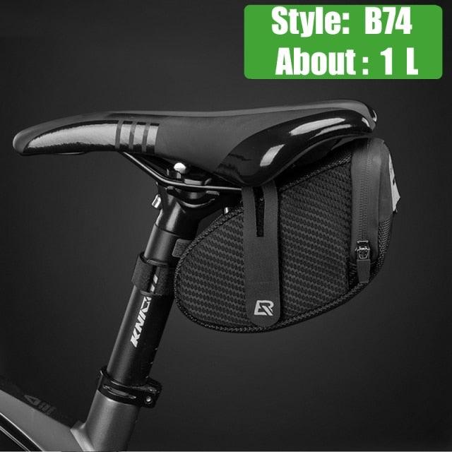 Rainproof Bicycle Bag Shock Proof Bike Bag For Reflective Large Capacity Seat Bike Bag Accessories Bag Seat Bag Bike Bag Under Seat Bicycle Bag Cycling Accessories Storage Pouch Bike For Mountain Road Bike Stevvex