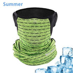 Cycling Headwear Winter Men Anti-sweat Breathable Cycling Face Cover Running Bicycle Bandana Sports Scarf Headband Neck Gaiter Face Mask Scarf Dust Sun Protection Cool Lightweight Windproof Breathable Fishing Hiking Running Cycling Stevvex