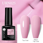 New 2022 Pink Blue Gel Nail Polish UV Color Changing Elegant Luxury Glossy Nail Design For Womens Stevvex