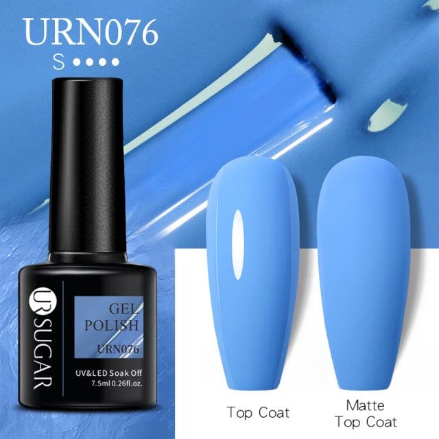 New 2022 Pink Blue Gel Nail Polish UV Color Changing Elegant Luxury Glossy Nail Design For Womens Stevvex
